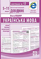 Інтерактивний довідник. Українська мова. 5-11 клас + онлайн код + QR код. Кецмур О.