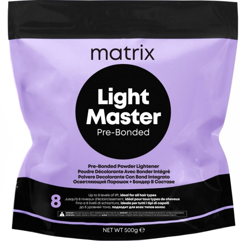 Порошок з бондером для освітлення волосся до 8 рівнів тону Matrix Light Master Pre-Bonded,500g