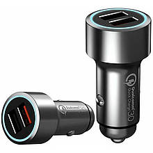 Xiaomi (OR) 70mai Car Charger 2 USB (3A/1A) Black (Midrive CC02)(Автомобільний зарядний пристрій)