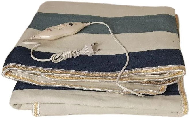 Простирадло 150х120 см з підігрівом Electric Blanket різнокольорові смужки Лучшая цена, фото 1