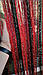 Штори нитки кісея дощ з люрексом райдужні № 4-9-17 бордовий/чорний/червоний 3 м на 2.8 м більше 50-ти кольорів, фото 10