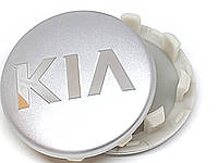 Колпачок на литые диски Kia серебро хром 59мм C5314K58