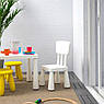 Табурет для дітей IKEA MAMMUT Жовтий 203.823.24, фото 4