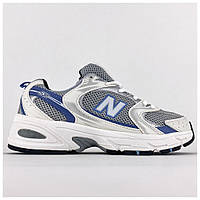 Женские кроссовки New Balance 530 Grey White Blue, кроссовки нью беленс 530, NB 530 ню беланс