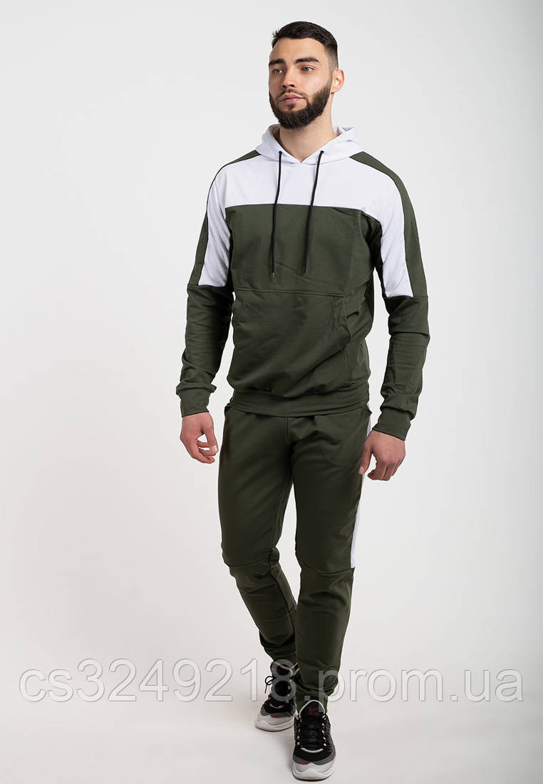 Спортивний костюм Intruder Spirited L Хакі з білим (1586893627/L)