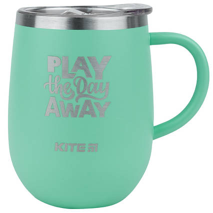 Термокухоль 360 мл, бірюзовий Play all day away, фото 1