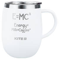 Термокухоль 360 мл, білий Energy Milk Coffee