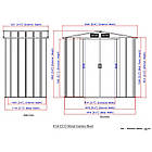 Сарай Duramax ECO зелений 202X122X181 СМ, фото 3