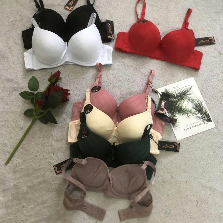 Бюстгальтер Luerrose push up, гладкий з візерунком по тканині, 1.5 - ка