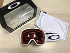 Гірськолижна маска Oakley Flight Tracker L (XL) Matte White лінза Prizm Rose, фото 4