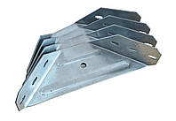 Угольник универсальный металический 3Д трехсторонний оцинкованный 160*160*50мм Стяжка для кровати