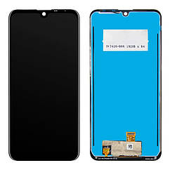 Дисплей (екран) LG K50, Q60 з тачскріном (чорний)