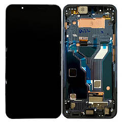 Дисплей LG G8s ThinQ G810 з тачскріном чорний з передньою панеллю оригінал Китай