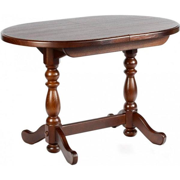 Стол кухонный раскладной столик деревянный овальный обеденные столы на кухню в гостиную комнату Гирне 5 - фото 2 - id-p221231237