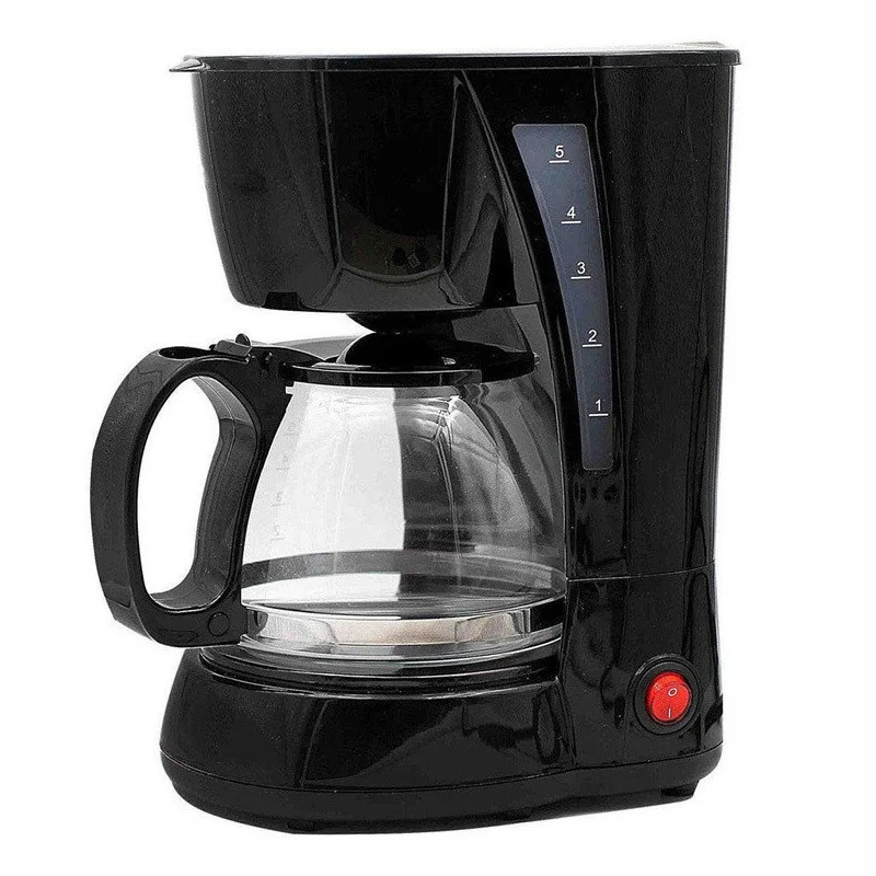 Кавоварка, крапельна Rainberg RB-606 c чайником 0.6 л 650W Black Лучшая цена