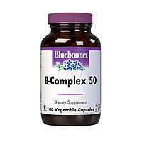 В-Комплекс 50, Bluebonnet Nutrition, 100 вегетаріанських капсул