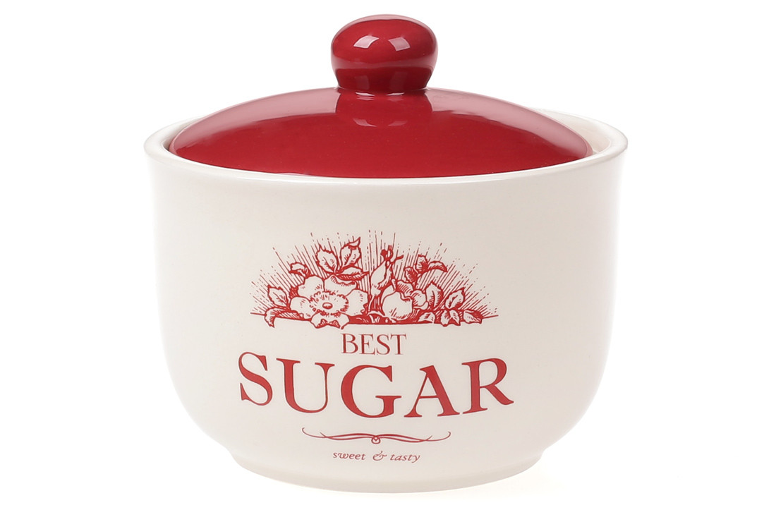 Цукорниця керамічна Англійська Шипшина, 400 мл, фото 1