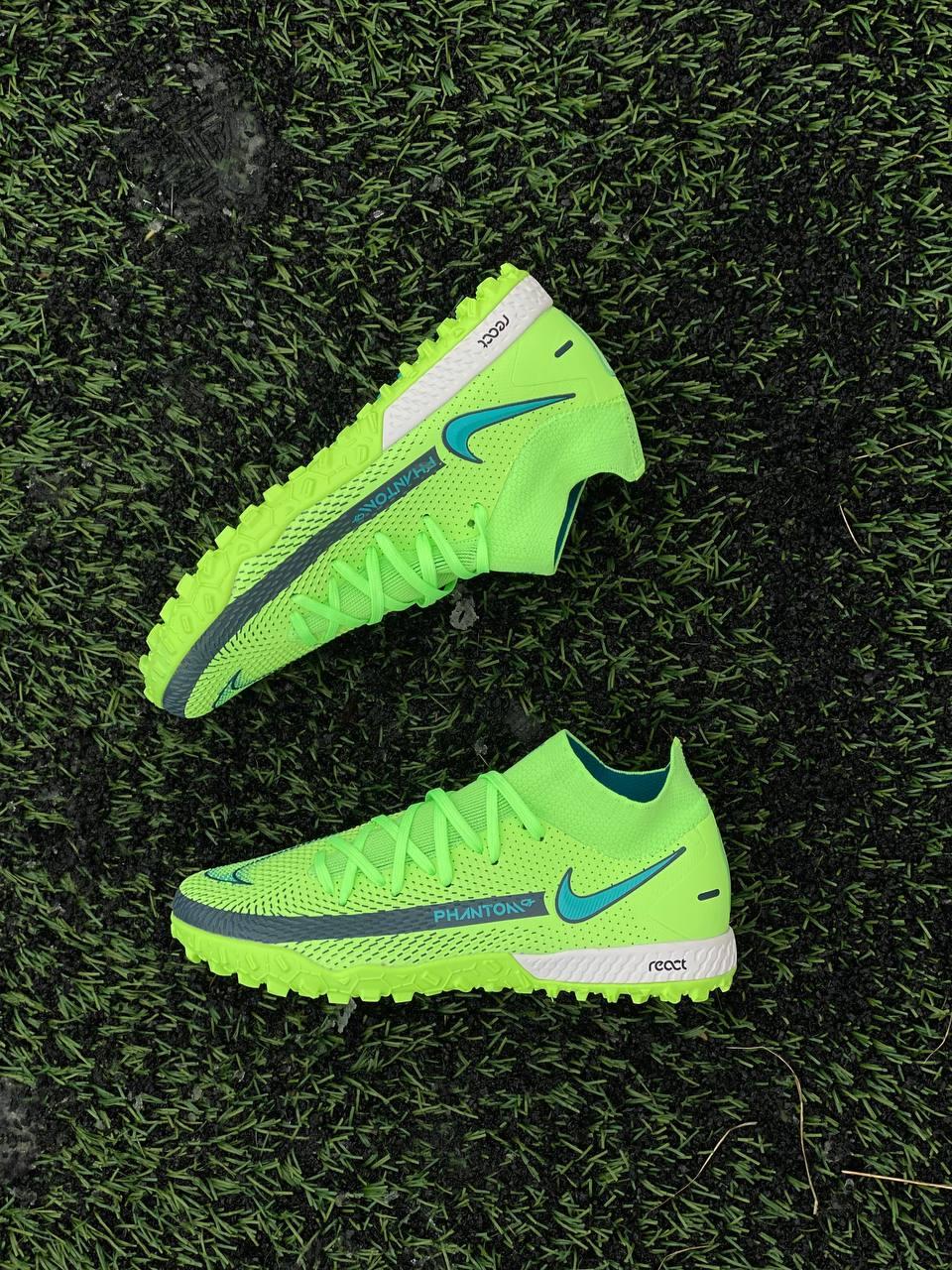 Сороконожки Nike React Phantom GT футбольне взуття найк реакт фантом Гт ...