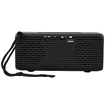 Портативна колонка з функцією PowerBank TG174 годинник, термометр, фото 4