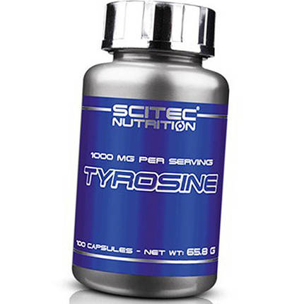 Тирозин Scitec Tyrosine 100 caps, фото 2
