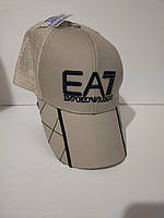 Стильная мужская/подростковая кепка бейсболка с вышитой надписью бежевая р.55см