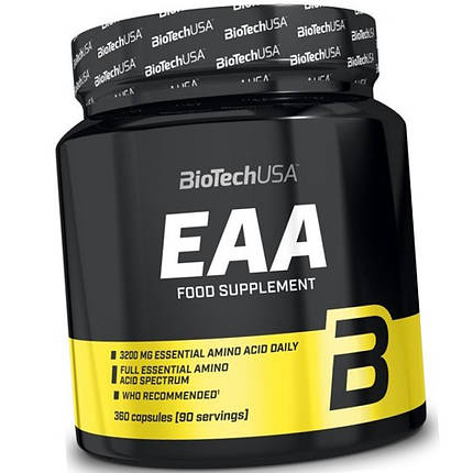Незамінні амінокислоти BioTech ЕАА caps 360, фото 4