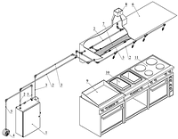 Система кухонного пожаротушения BRAND KITCHEN SAFE (продажа, проект, пуск, обслуживание)