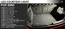 LED світильники для салону, багажника, дверей BMW (БМВ) 1,3,5,7 серії X1, X4, X5, i3, фото 4