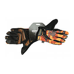 Рукавички велосипедні закриті Benotto CG -7867 (Orange) S, M, XL