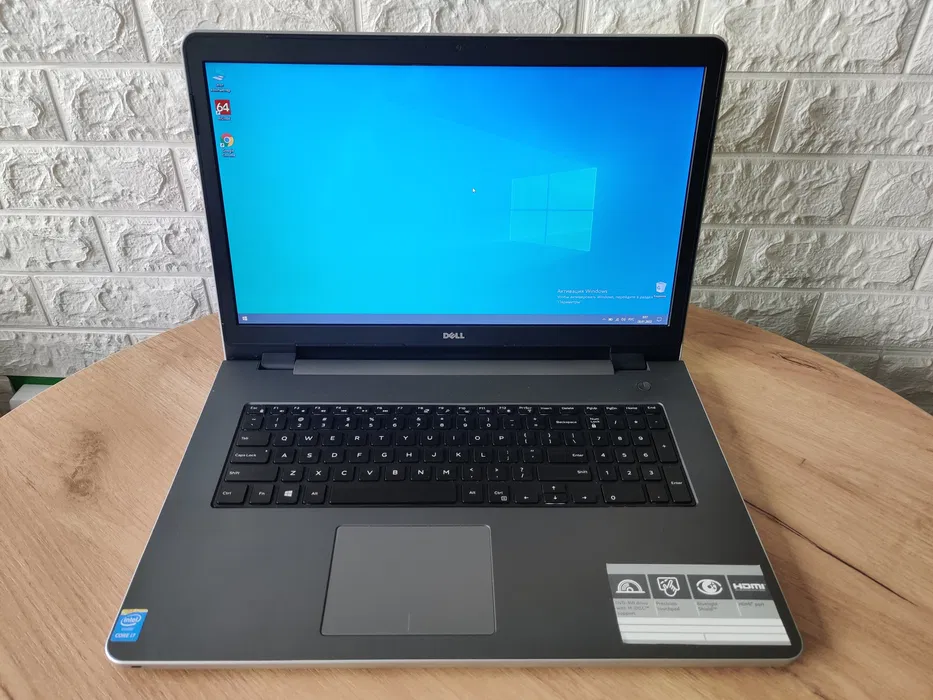 Ноутбук DELL INSPIRON 5758/17.3 HD+/i7 5500U/8Gb/HDD1Tb/Intel HD 5500, фото 1