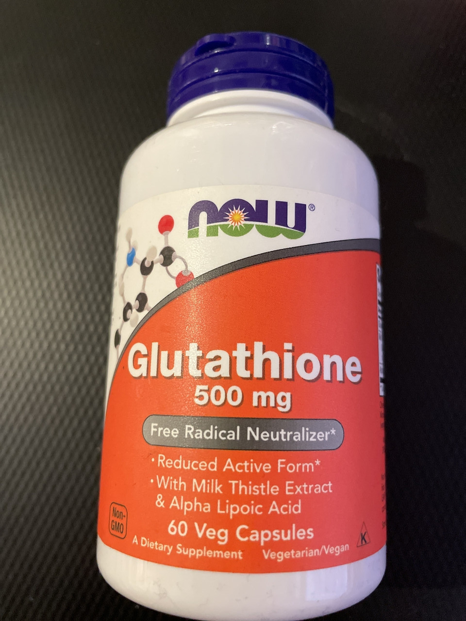 Глутатіон Now Foods Glutathione 500 mg 60 Veggie Caps, фото 1