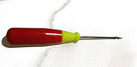 Шило сапожное с крючком (1,0мм) с пластиковой ручкой