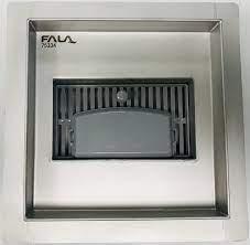 ТРАП ПІДЛОГОВИЙ ЗЛИВНИЙ З НЕРЖАВІЮЧОЇ СТАЛІ; 15X 15 СМ, фото 1