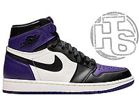 Женские кроссовки Air Jordan 1 Retro High Court Purple (мех) 555088-501