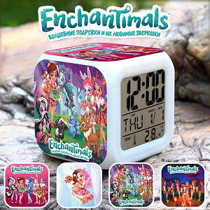 Настільні годинники Enchantimals "Кларита і друзі" Энчантималс