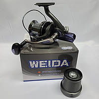 Катушка cиловая Weida (Kaida)MTR-10000 (передний фрикцион, безконечний винт, конусная шпуля, 10+1ВВ)