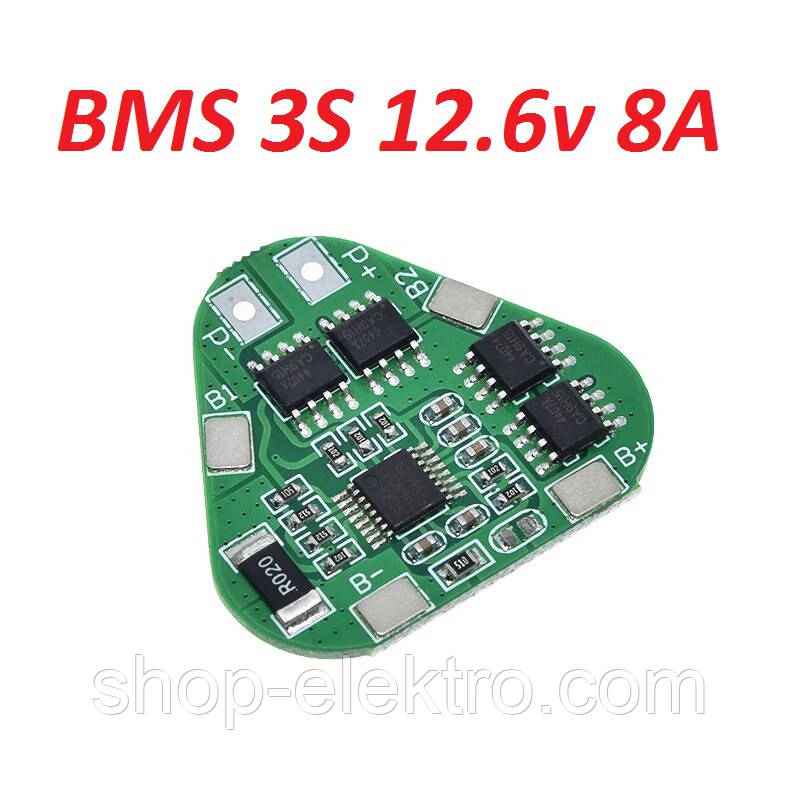 BMS 3S 12.6v 8A, фото 1