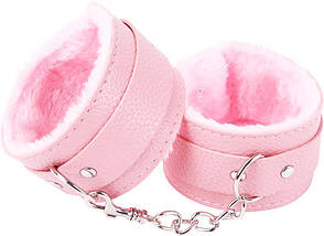 Набір БДСМ іграшки Садо мазо ігри 10 в 1 BDSM батіг, кляп, мотузки, наручники, маски, нашийник Рожевий, фото 2