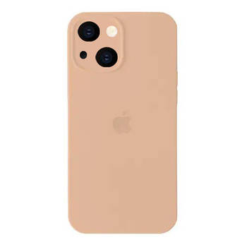 Чехол Silicone Full case Camera Protective для IPhone 14 Plus Pink Sand (01)