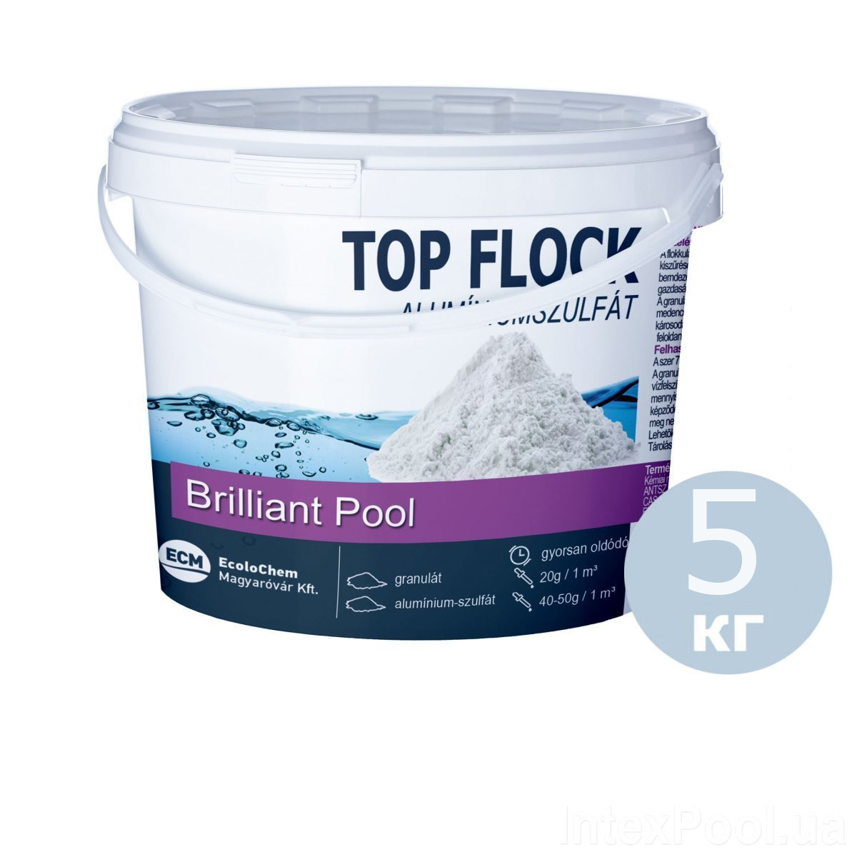 Купить Флокулянт (коагулянт, флокер) в гранулах для воды в бассейне ...