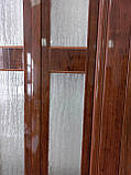 Двері гармошка напівскло метрові 1020х2030х10мм, черешня. Доставка, фото 7