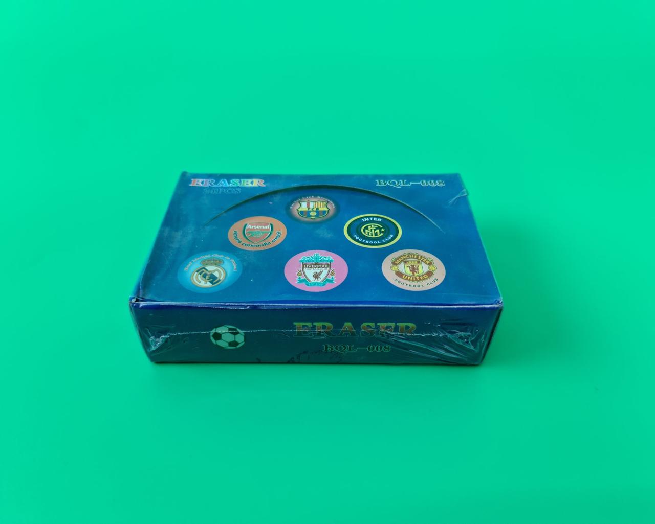 Гумка (гумка) для стирання "Футб. клуби" No16417 (1 шт.), фото 1