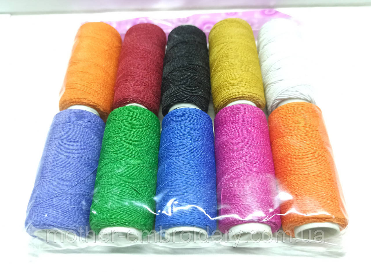 Нитка-гумка кольорова бісероплетіння виготовлення браслетів та фенечок.