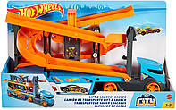 Автовоз Трек Хот Вилс Крутой Спуск Car Carrier Track Hot Wheels Steep Descent Mattel GNM62