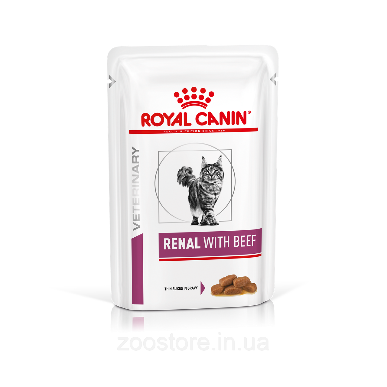 Корм вологий Royal Canin для котів Renal with Beef 85 g