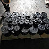 Штанга олімпійська 220 кг c обгумованими металевими дисками RN-Sport, фото 8