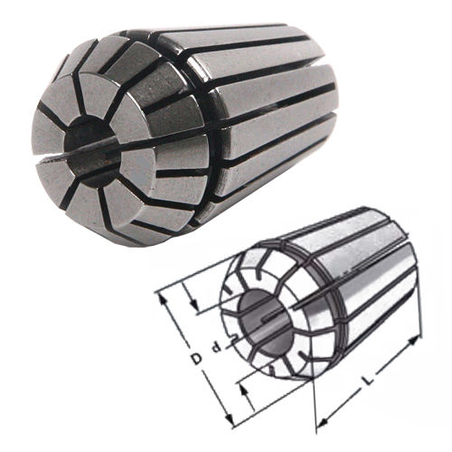 Цанга зажимная ER40 10мм-9мм