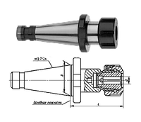 Цанговый патрон ER32-ВТ50 конус 7:24
