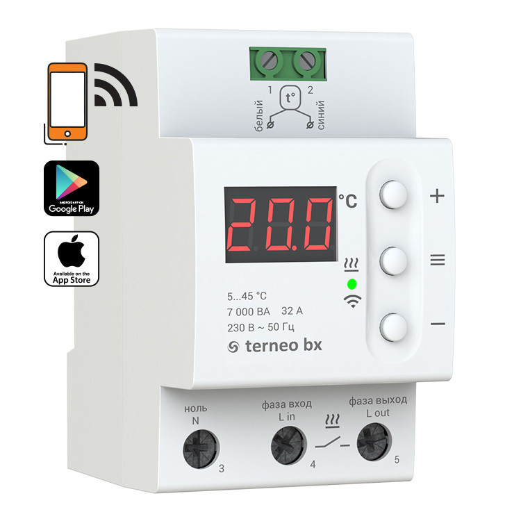 Terneo bx терморегулятор wi fi