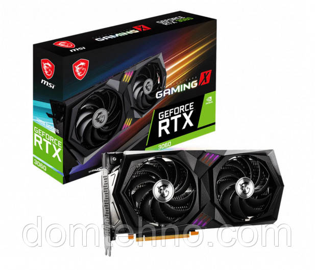 Відеокарта MSI GeForce RTX 3060 GAMING X 12 GB GDDR6